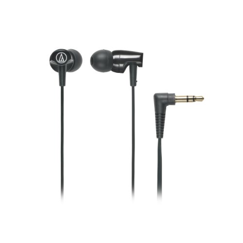 Audio-Technica ATHCLR100BK In-Ear Headphones, Black, only $9.71