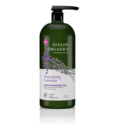 Avalon Organics Bath & Shower Gel, Nourishing Lavender, 32 Fluid Ounce, only $6.49