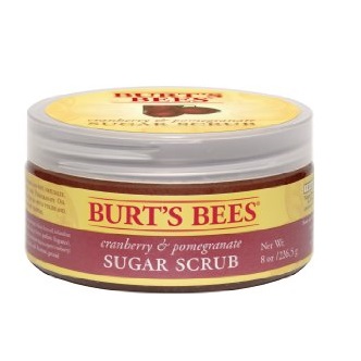 史低價！Burt's Bees 小蜜蜂 100%天然紅石榴蔓越莓磨砂膏，8 oz/罐，共3罐，原價$38.97，現僅售$11.41