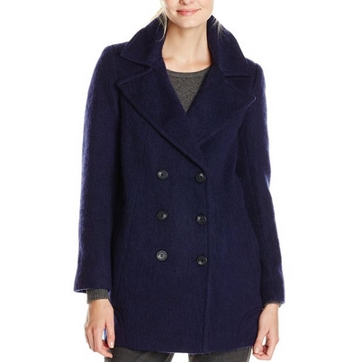 Marc New York by Andrew Marc Women's Effie Brushed Wool-Blend Double-Breasted Coat $39.31 FREE Shipping on orders over $49