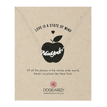 Dogeared Love Is A State Of Mind Script Necklace   $22.09