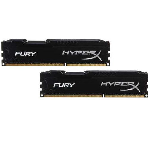 eBay：Kingston金士顿 HyperX FURY 16GB (2 x 8GB) DDR3 内存条套装，现仅售$59.99，免运费