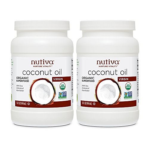Nutiva Organic Extra Virgin Coconut Oil, 15-Ounce Tubs (Pack of 2) , only $12.33, free shipping after using SS