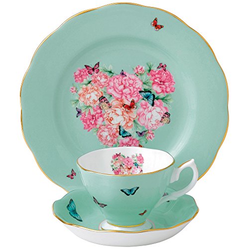 Royal Albert Blessings 3-Piece Teacup, Saucer and Plate Set Designed by Miranda Kerr， only$37.71