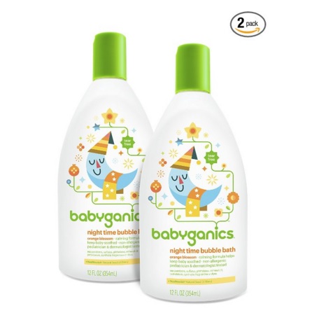 BabyGanics Bubble Bath and Body Wash, 12 fl. oz. (Pack of 2) , only $7.26 , free shipping after clipping coupon