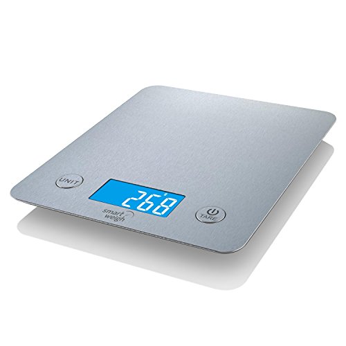 速抢！Smart Weigh SS500 不锈钢厨房用电子秤，原价$44.95，现点击coupon后仅售$8.50