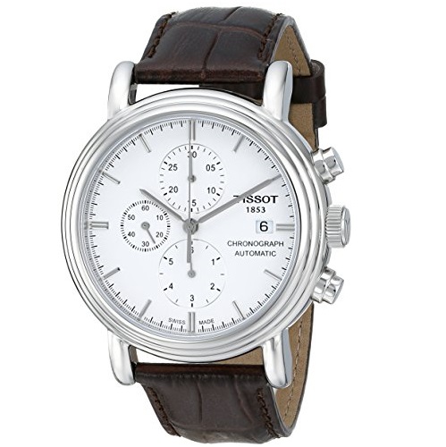 Tissot Men's T068.427.16.011.00 White Dial Carson Watch, only  $473.140, free shipping