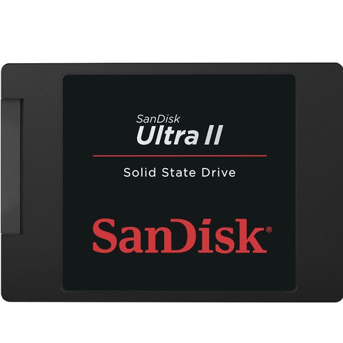 SanDisk - Ultra II 960GB Internal SATA Solid State Drive for Laptops - Black, only  $199.99, free shipping