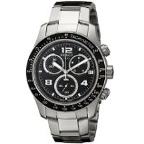 Tissot Men's T0394171105702 V 8 Stainless Steel Watch with Black Dial $285 FREE Shipping