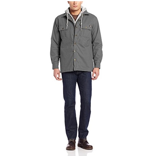 Dickies Men's Canvas Over Shirt with Quilted Lining, only $19.99