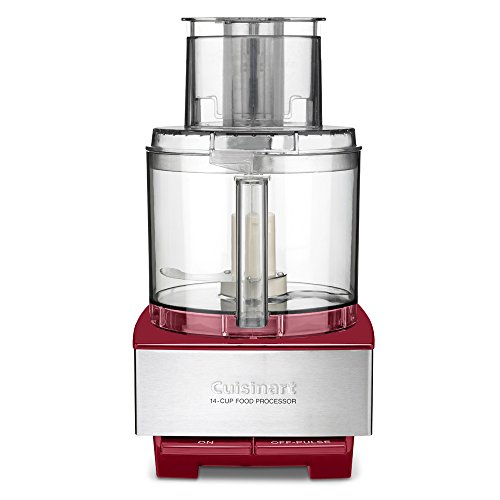 Cuisinart DFP-14NRY Custom 14 Food Processor, Stainless Steel, Red, only $109.95, free shipping