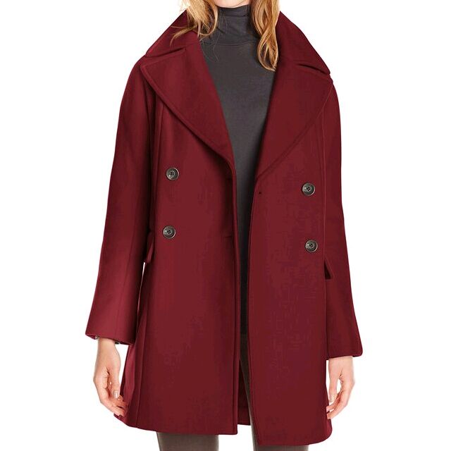 Vince Camuto Women's Double Breasted Wool Coat $35.24 FREE Shipping