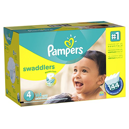 Pampers Swaddlers Diapers Economy Pack Plus, Size 4 (144 Count) , only $18.48, free shipping after clipping coupon and using SS