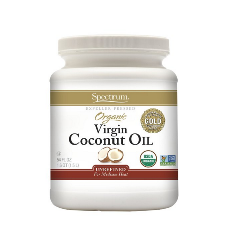 Spectrum Organic Virgin Coconut Oil, Unrefined, 54 Ounce, Only $16.23, Free Shipping