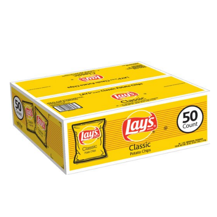Lay's Classic Potato Chips, 50 Count, Only $12.56, You Save $3.22(20%)