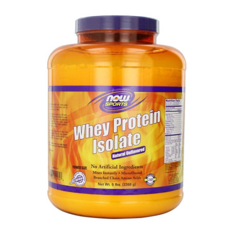 NOW Foods Whey Protein Isolate, 100% Pure 5Lb , Only $53.93, You Save $56.06(51%)，Free Shipping