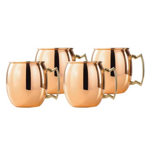 Old Dutch 16-Ounce Solid Copper Moscow Mule Mug, Set of 4, Only $20.07