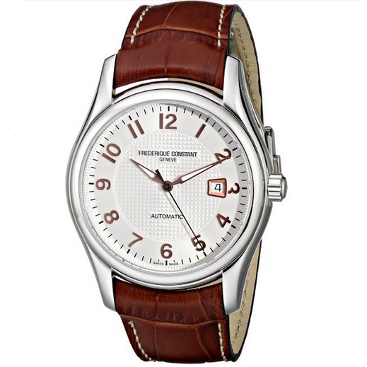 Frederique Constant Men's FC-303RV6B6 RunAbout Watch with Brown Leather Strap $699 FREE One-Day Shipping