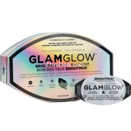 好萊塢明星出境必備!美容達人小P老師，凱文老師推薦！GlamGlow的最新力作發光眼膜， 12對裝，原價 $69.00，現僅售$42.99