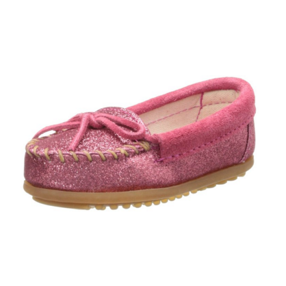 Minnetonka Glitter Moc,Hot Pink,7 M US Toddler, Only $7.07, You Save $22.88(76%)