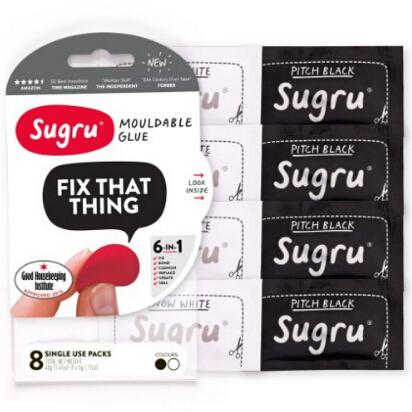 Sugru Moldable Glue - Black & White (Pack of 8) $16.99