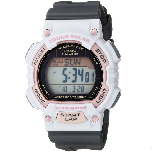 史低價！Casio卡西歐STL-S300H-4ACF女款太陽能運動腕錶$17.49