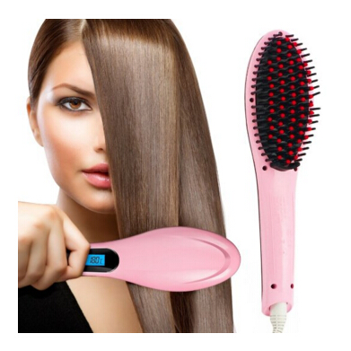 Hair Straightener, Oak Leaf Pro Detangling Hair Brush Electric Comb Hair Straightening Irons  $24.99