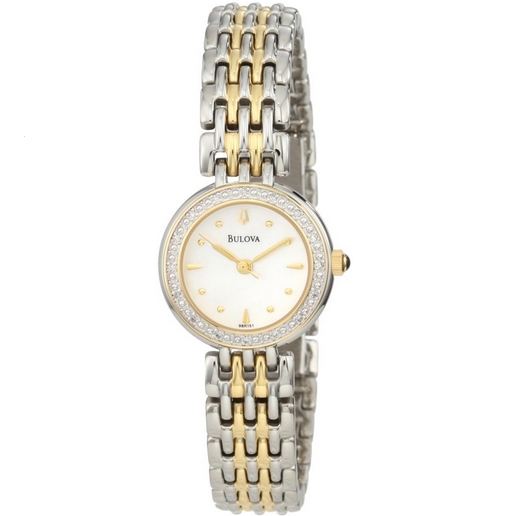 Bulova Women's 98R151 Diamond Petite Classic Watch $125.95 FREE Shipping