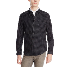 Ben Sherman Men's Long Sleeve Brushed Gingham Twill Woven, Only $24.32, You Save $74.68(75%)