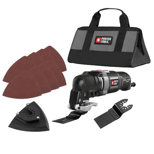 PORTER-CABLE PCE606K 3-Amp Oscillating Multi-Tool Kit with 11 Accessories, Only $49.99, You Save $128.49(72%)