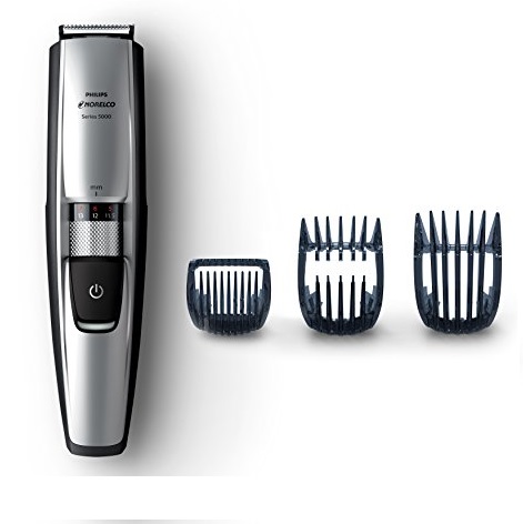 Philips Norelco Beard & Head trimmer Series 5100, 17 built-in length settings, hair clipping combs, BT5210/42, Only $29.99