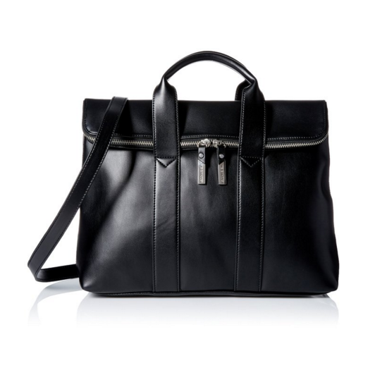 Steve Madden Bfoldovr Satchel Bag, Black, One Size, Only $30.80, You Save $67.20(69%)