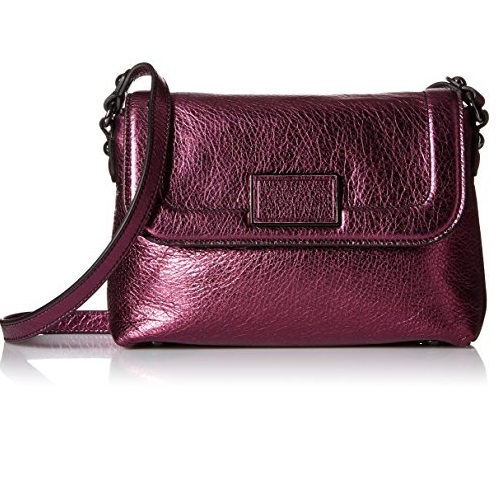Marc by Marc Jacobs Shine Abbott Cross Body, Wine, One Size, Only $92.44, You Save $105.56(53%)