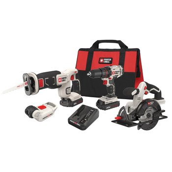 PORTER-CABLE PCCK616L4 20V Max 4-Tool Combo Kit, Only $110.95, free shipping