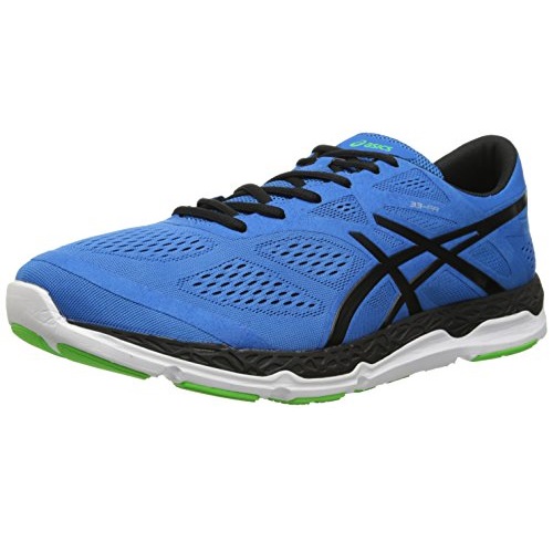 ASICS Men's 33-FA Running Shoe, Blue/Black/Flash Green, 10 M US, Only $39.97, You Save $70.03(64%)