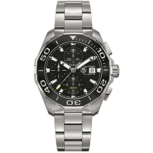 TAG Heuer Men's CAY211A.BA0927 Aquaracr Analog Display Swiss Automatic Silver Watch, Only $1,998.08, You Save $1,651.92(45%)
