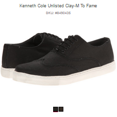 6PM:Kenneth Cole Unlisted 男士休閑鞋,原價$85.00，現僅售$27.99，購滿$50免運費或$4.95運費！