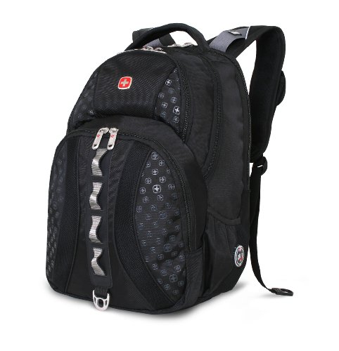SwissGear SA9768 Black Laptop Computer Backpack - Fits Most 15 Inch Laptops and Tablets, Only $27.93, You Save $72.07(72%)