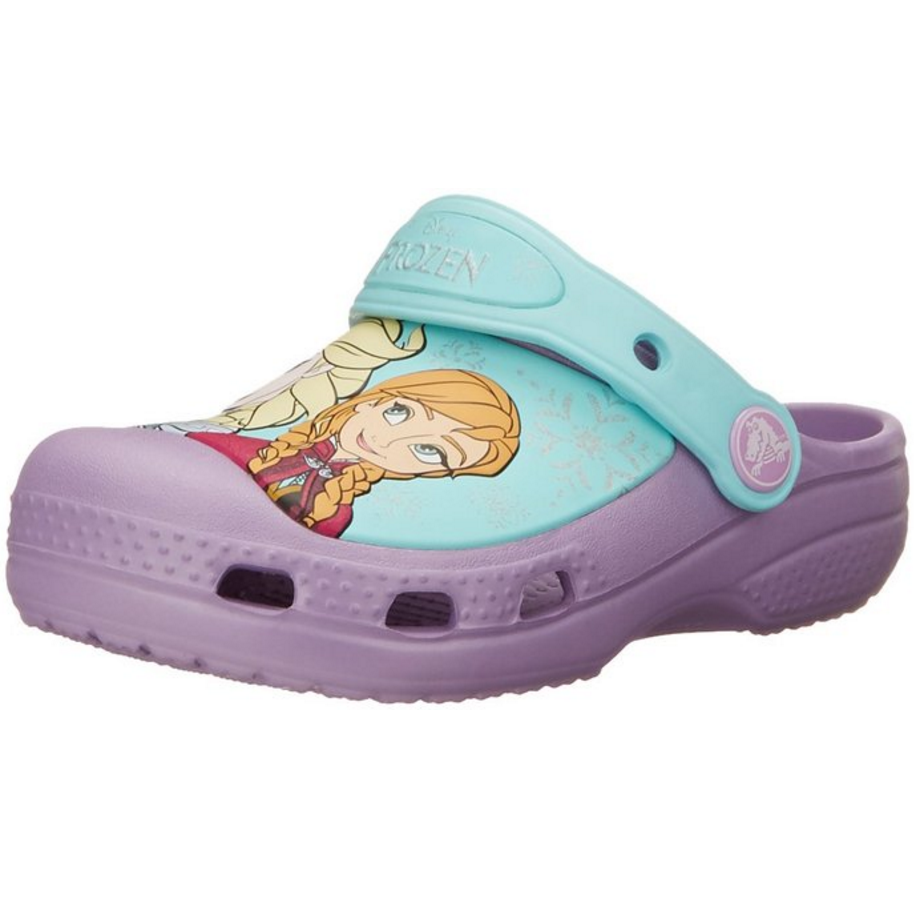 Crocs Girls' CC Frozen Clog (Toddler/Little Kid),Iris,1 Little Kid, Only $13.98, You Save $21.01(60%)