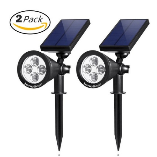 InnoGear® 2-in-1 Solar Powered LED Landscape Lighting $32.99