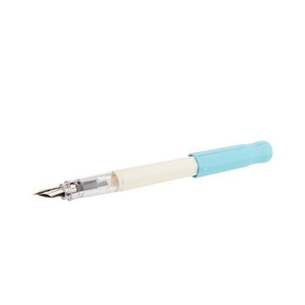Pilot Kakuno Fine-Nib Fountain Pen, White Body Soft Blue Cap Body (FKA-1SR-SLF), Only $10.25, You Save $9.91(50%)