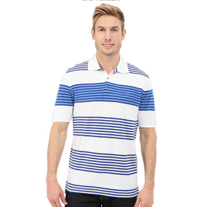 6PM has IZOD Short Sleeve Awning Stripe Advantage Polo for only $14.99, Free Shipping with order over $50