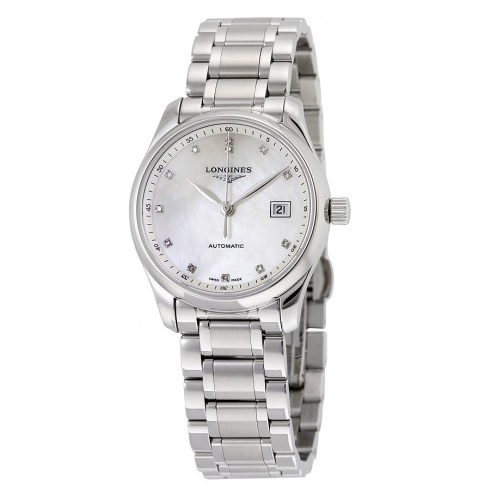 LONGINES Master Collection Automatic Mother of Pearl Dial Stainless Steel Ladies Watch Item No. L2.257.4.87.6, only $1625.00, free shipping after using coupon code