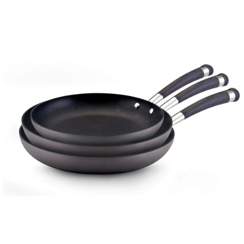 Circulon Contempo Hard Anodized Nonstick 8-Inch, 10-Inch and 11-Inch Triple Pack Skillet Set, Only $49.94, You Save $50.06(50%)