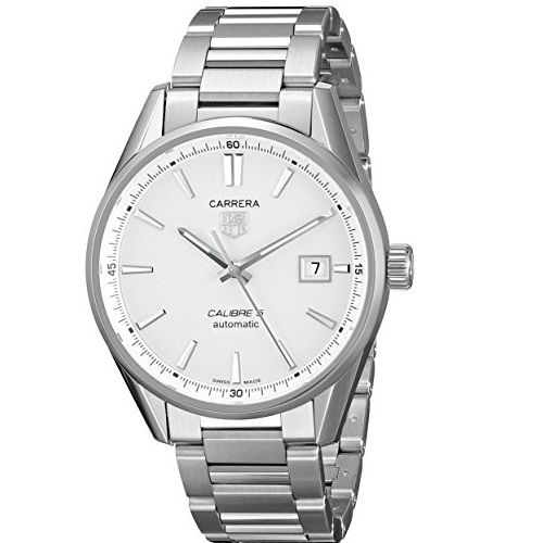 TAG Heuer Men's WAR211B.BA0782 Carrera Stainless Steel Automatic Watch, Only $1,449.00, You Save $1,451.00(50%)