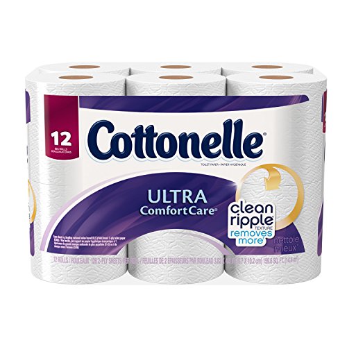 史低价！Cottonelle 超舒适大卷卫生纸，12卷装，原价$9.99，现点击coupon后仅售$7.49，免运费