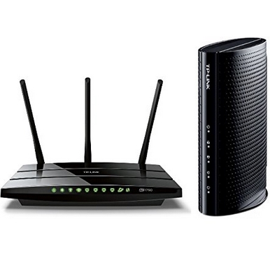 TP-LINK Archer C7 AC1750 Dual Band Wireless AC Gigabit Router and TP-LINK DOCSIS 3.0 Cable Modem $115.04 FREE Shipping