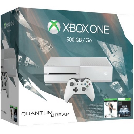 Xbox One 500GB White Console - Special Edition Quantum Break Bundle $201.60 FREE Shipping