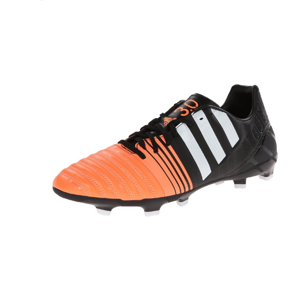 adidas Performance Men's Nitrocharge 3.0 Firm-Ground Soccer Cleat, Core Black/Running White/Flash Orange, 8.5 M US, Only $34.99, You Save $35.01(50%)
