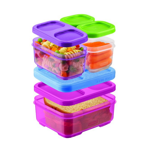 Rubbermaid LunchBlox Kids Tall Lunch Bag Kit, Purple/Pink/Green, 1866738, Only $7.92